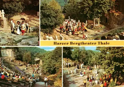 AK / Ansichtskarte 73885236 Thale_Harz Harzer Bergtheater Schauspiel Teilansichten Thale_Harz