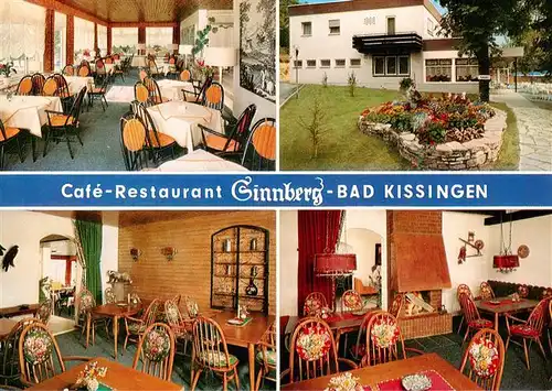AK / Ansichtskarte 73885251 Bad_Kissingen Cafe Restaurant Sinnberg Gastraeume Bad_Kissingen