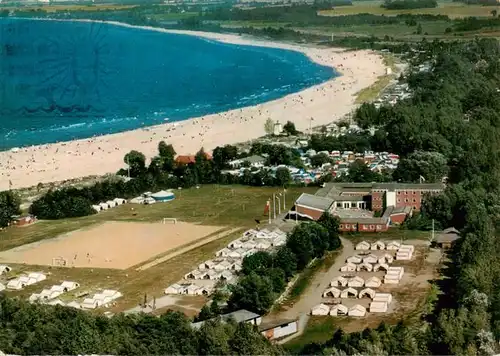 AK / Ansichtskarte  Travemuende_Ostseebad Jugendfreizeitstaette Priwall Fliegeraufnahme Travemuende_Ostseebad