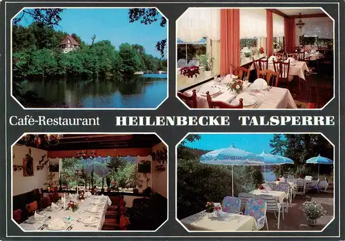 AK / Ansichtskarte  Ennepetal Cafe Restaurant Heilenbecke Talsperre Gastraeume Terrasse Ennepetal