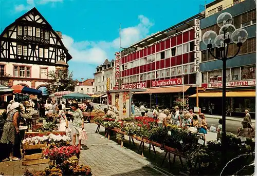 AK / Ansichtskarte  Bad_Homburg Markt und Louisenstrasse Bad_Homburg