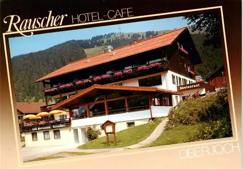 AK / Ansichtskarte  Oberjoch_Bad_Hindelang Rauscher Hotel Cafe 