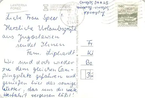 AK / Ansichtskarte  Lanterna Fliegeraufnahme 