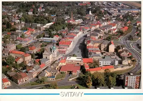 AK / Ansichtskarte  Svitavy_CZ Fliegeraufnahme 