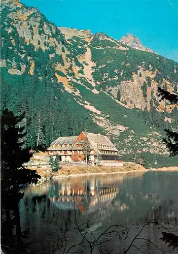 AK / Ansichtskarte 73885354 Vysoke_Tatry_SK Horsky hotel kpt Moravku pri skom plese 