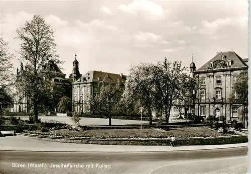 AK / Ansichtskarte 73885424 Bueren_Westfalen Jesuitenkirche mit Kolleg Bueren_Westfalen