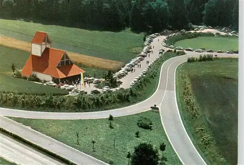 AK / Ansichtskarte  Adelsried Autobahnkirche Maria Schutz der Reisenden BAB Muenchen Stuttgart Adelsried