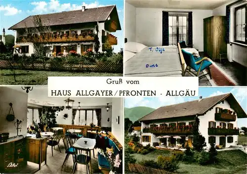 AK / Ansichtskarte  Pfronten Gaestehaus Pension Haus Allgayer Hoehenluftkurort im Allgaeu Pfronten
