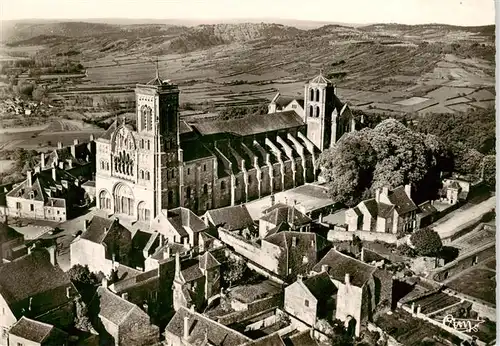 AK / Ansichtskarte  Vezelay_89_Yonne Basilique de la Madeleine XIe et XIIe siècle vue aérienne 