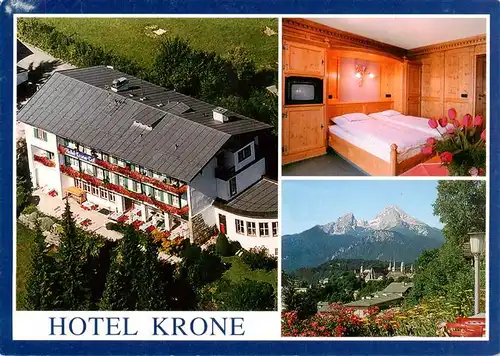 AK / Ansichtskarte 73885502 Berchtesgaden Hotel Krone Zimmer Panorama Berchtesgaden