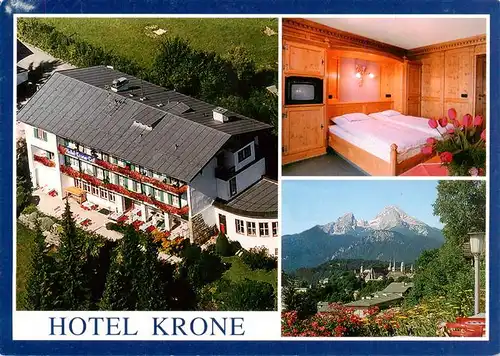 AK / Ansichtskarte  Berchtesgaden Hotel Krone Zimmer Panorama Berchtesgaden