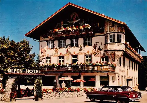 AK / Ansichtskarte  Kochel_See_Bayern Alpen Hotel Schmied von Kochel 