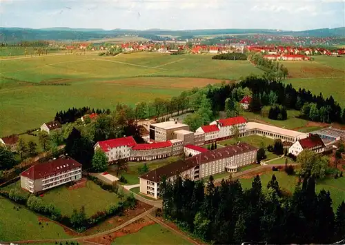 AK / Ansichtskarte  Clausthal-Zellerfeld Kurklinik Am Hasenbach der LVA Hannover Fliegeraufnahme Clausthal-Zellerfeld