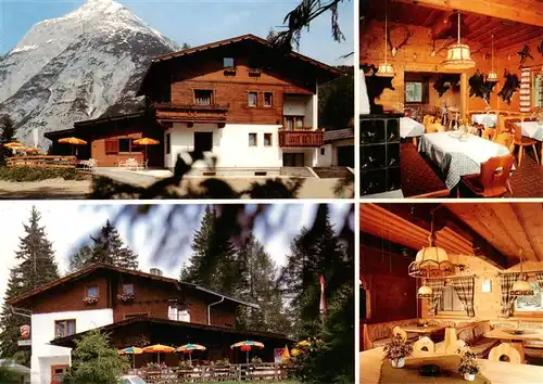 AK / Ansichtskarte  Telfs_Tirol_AT Gasthaus Buchner Hoehe Gastraeume Terrasse 