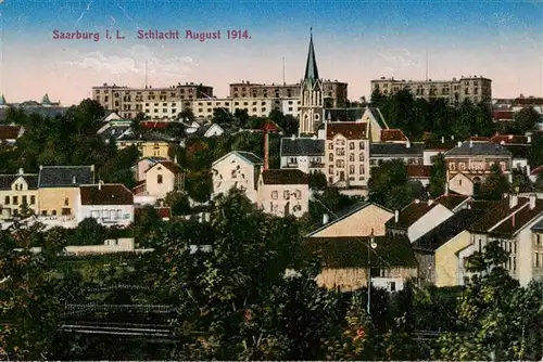 AK / Ansichtskarte 13885701 Saarburg_Lothringen_Sarrebourg_57_Moselle Schlacht August 1914 