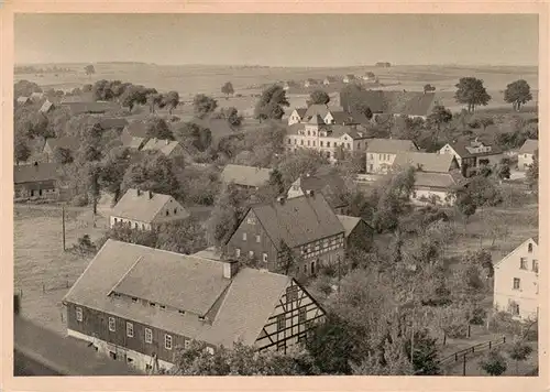 AK / Ansichtskarte  Pretzschendorf Blick vom Kirchturm zur Schule und Siedlung Pretzschendorf