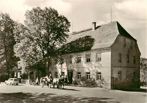 AK / Ansichtskarte  Grillenburg_Tharandt Gasthof Grillenburg Pferdekutsche 