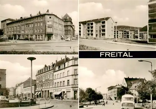 AK / Ansichtskarte  Freital Kulturhaus da capo Waldblick Am Markt Platz des Friedens Freital