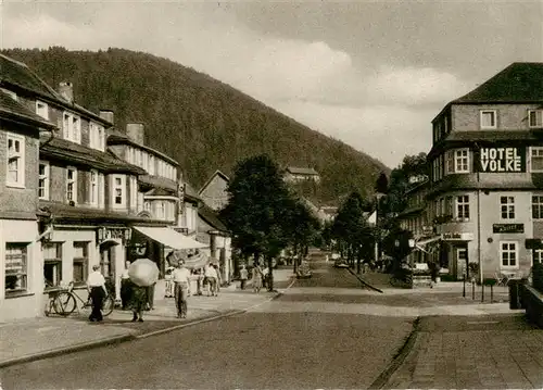 AK / Ansichtskarte  Willingen_Sauerland Hotel Volke Strassenpartie Willingen_Sauerland