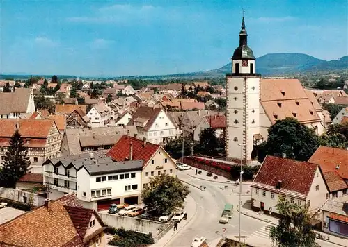 AK / Ansichtskarte  Weilheim_Teck Ortsansicht Weilheim Teck