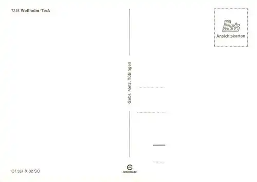 AK / Ansichtskarte  Weilheim_Teck Ortsansicht Weilheim Teck
