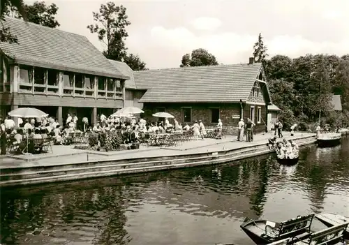 AK / Ansichtskarte  Luebbenau_Spreewald Lehde Gastaette Froehlicher Hecht Luebbenau Spreewald