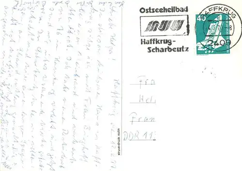 AK / Ansichtskarte  Haffkrug_Scharbeutz_Ostseebad Hotel Garni Landhaus Haffkrug Gastraum Treppenaufgang 