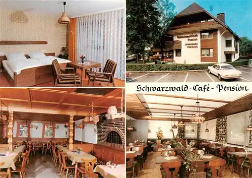 AK / Ansichtskarte 73885884 Muenstertal__Schwarzwald Schwarzwald Cafe Pension Gastraeume Gaestezimmer 