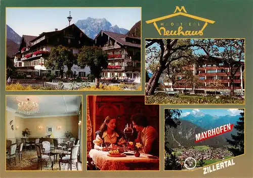 AK / Ansichtskarte  Mayrhofen_Zillertal_AT Hotel Neuhaus Gastraeume Panorama 