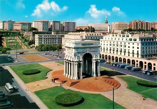 AK / Ansichtskarte  Genova_Genua_Liguria_IT Piazza della Vittoria Monumento ai Caduti 