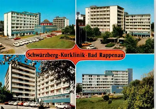 AK / Ansichtskarte 73885912 Bad_Rappenau Schwaerzberg Kurklinik Teilansichten Bad_Rappenau