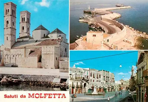 AK / Ansichtskarte 73885950 Molfetta_IT Schloss Fliegeraufnahme Ortspartie 