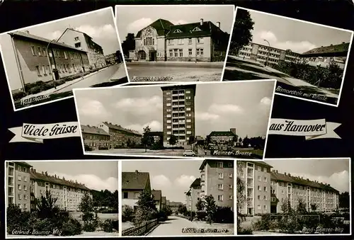 AK / Ansichtskarte  Hannover Pfalzstrasse Bismarckbahnhof Schule Mainzer Strasse Gertrud Baeumer Weg Ricarda Huch Weg Anna Siemsen Weg Hannover