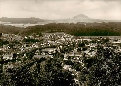 AK / Ansichtskarte  Schwaebisch_Gmuend mit Blick zum Hohenstaufen Schwaebisch Gmuend