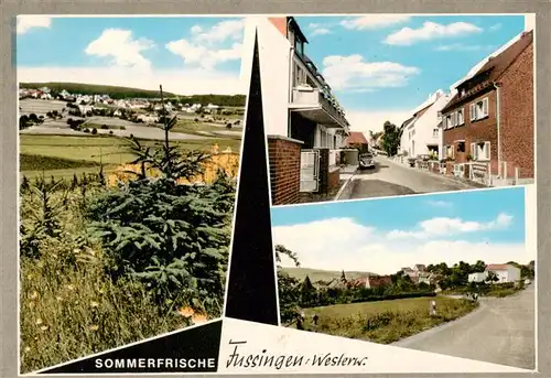 AK / Ansichtskarte  Fussingen_Waldbrunn_Westerwald Panorama Strassenpartien 