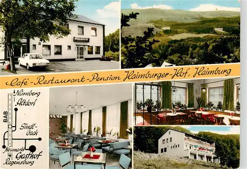 AK / Ansichtskarte  Haimburg_Berg_Neumarkt Cafe Restaurant Pension Haimburger Hof Gastraeume Panorama Haimburg_Berg_Neumarkt