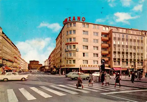 AK / Ansichtskarte  Braunschweig Steinweg und Staatstheater Braunschweig