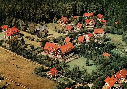 AK / Ansichtskarte  Braunlage AEG Ferienheim Fliegeraufnahme Braunlage