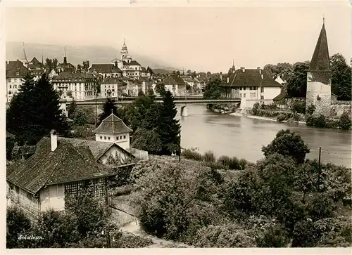 AK / Ansichtskarte  Solothurn_Soleure_SO Stadtansicht 