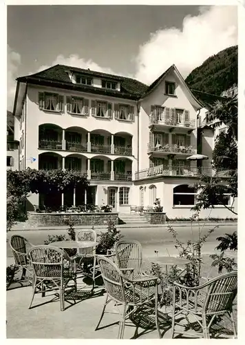 AK / Ansichtskarte  Gersau_Vierwaldstaettersee_SZ Hotel Bellevue 