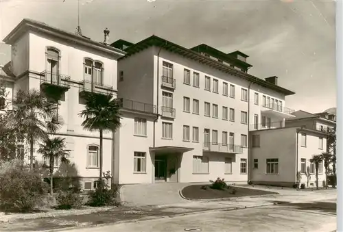 AK / Ansichtskarte  Locarno_Lago_Maggiore_TI Clinica Santa Chiara 