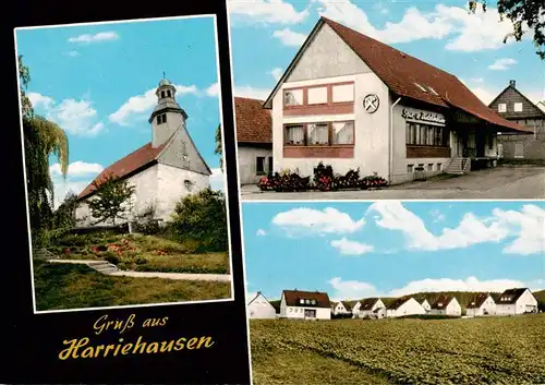 AK / Ansichtskarte  Harriehausen_Bad_Gandersheim Teilansichten Kirche 