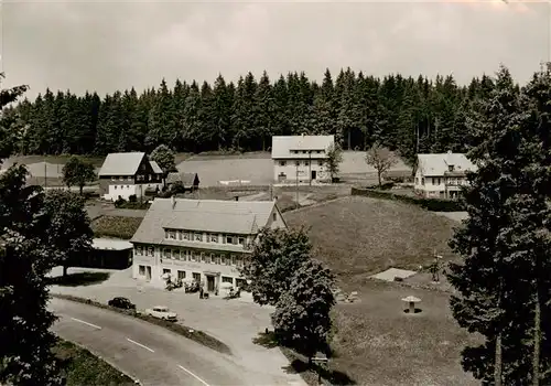 AK / Ansichtskarte  Kniebis_Freudenstadt Teilansicht mit Gasthaus Pension zum Waldhorn Kniebis_Freudenstadt