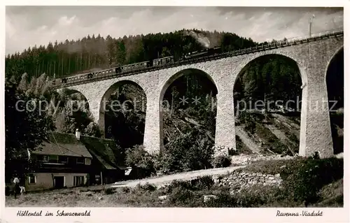 AK / Ansichtskarte 73886201 Eisenbahn_Railway_Chemin_de_Fer Hoellental 