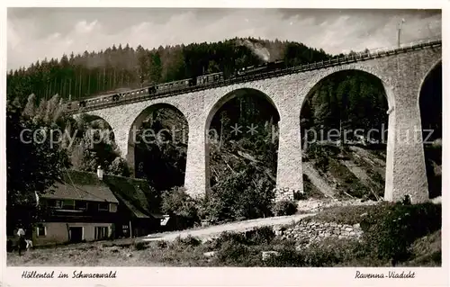 AK / Ansichtskarte  Eisenbahn_Railway_Chemin_de_Fer Hoellental 