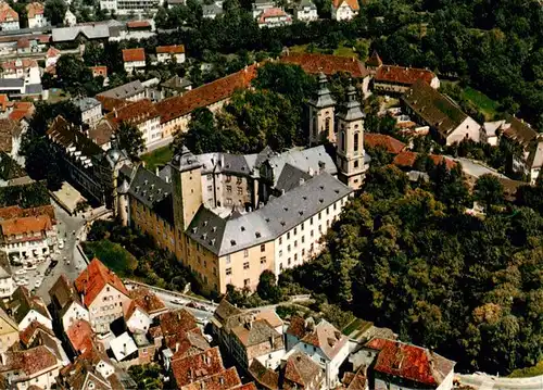 AK / Ansichtskarte  Bad_Mergentheim Schloss Fliegeraufnahme Bad_Mergentheim