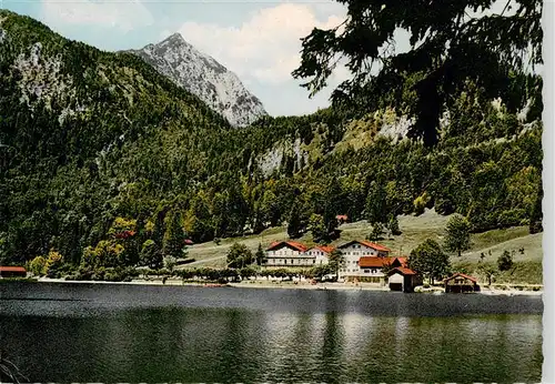 AK / Ansichtskarte  Urfeld_Walchensee Strandhotel Fischer See Urfeld Walchensee