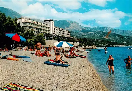 AK / Ansichtskarte  Tucepi_Makarska_Croatia Strandpartie 