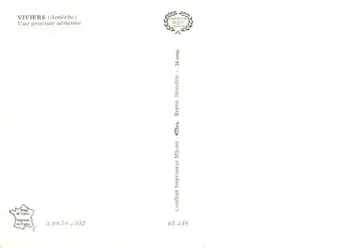 AK / Ansichtskarte  Viviers_07_Ardeche Vue generale aerienne 