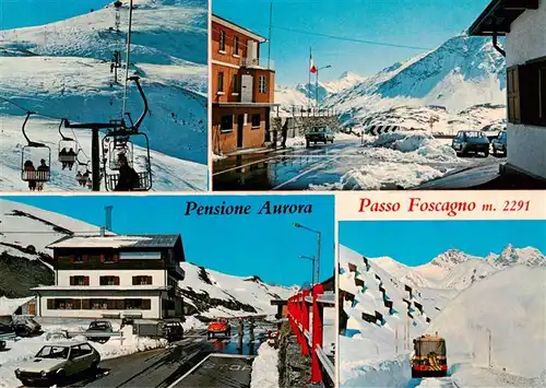 AK / Ansichtskarte  Passo_Foscagno_2291m_Sondrio_Lombardia_IT Alta Valtellina Sondrio Zona extra doganale di Livigno 